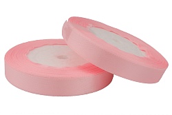 Лента атласная 1,2 см Розовый 23 м