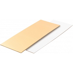 Подложка под рулет "Золото/Белая" 33 см*16 см, толщина 1,5 мм